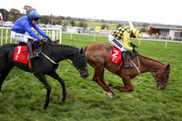 01st Melon and Ruby Walsh (2, yellow and black check) Trainer W P Mullins, Owner Mrs J Donnelly