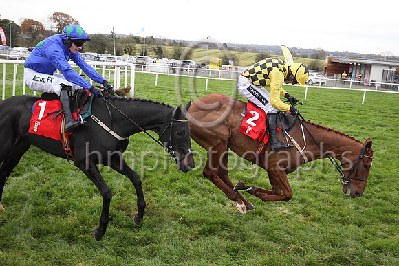 01st Melon and Ruby Walsh (2, yellow and black check) Trainer W P Mullins, Owner Mrs J Donnelly