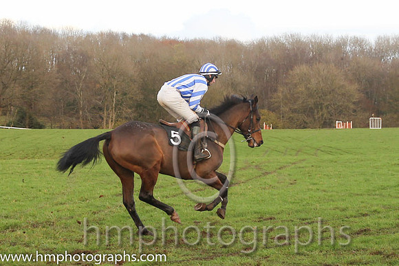 05 Francie Gwynne and N Kelly - PU - 05th (5 ,white and royal blue stripes ) Trainer - Gary McGill