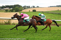 01st Fourknocks and Mr T Reilly ( 2 , pink and white diamonds ) Trainer - J C McConnell , Owner - Rockview Racing Club