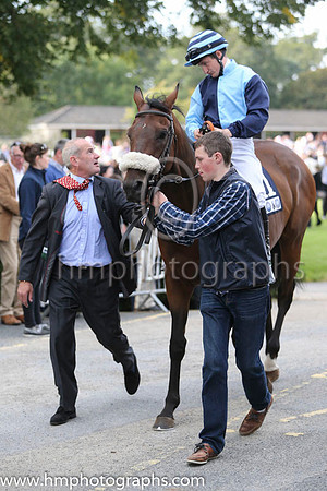 06 Spacious Sky and S Foley - - 06th (11 ,light blue and dark blue halved ) Trainer - A J Martin