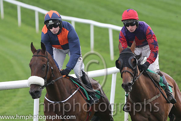 01 Tom's Article & Ms N Carberry - winners (3, orange and blue qtrd) & 02 Inchivara & Mr T N Brett - 2nd (1, maroon and pink sleeves) - AA1V0962