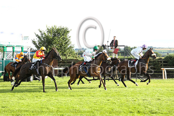 Starter Joe Banahan watches as the horses leave the starting gates for Her Majesty's Plate (Listed Race) at Down Royal on 22nd July 2022