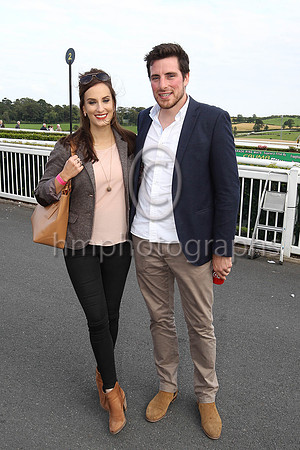 Avril White and Noel Hooke from Annahilt enjoying a day out at Downatrick races