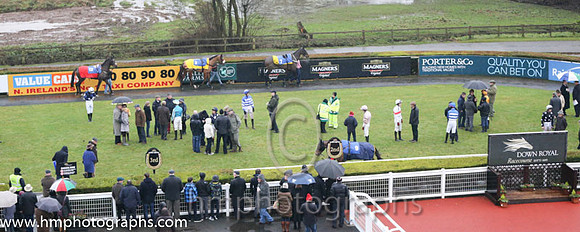 Down Royal parade ring on a wet Boxing Day in 2014
