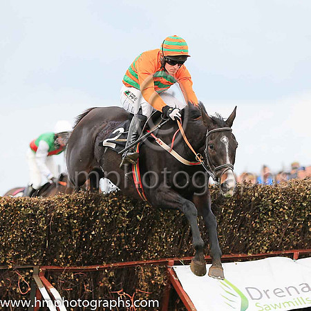 01st VALMY BAIE (FR) and B O'Neill ( 2 ,orange, green chavrons ) Trainer: D.M. Christie,, Owner : Nicholas, Ray