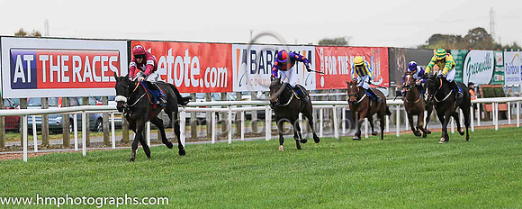 01st Wolfslair and D J Mullins ( 5 , naroon, white star, maroon cap ) Trainer - G Elliott , Owner - Gigginstown House Stud