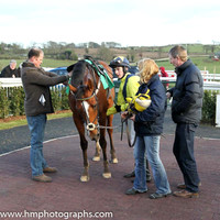 Race 6 1st - Court Frontier (IRE) (2 ) Jockey: Mr John J Fitzpatrick (7) - Trainer: A Fleming - yellow, blue sash