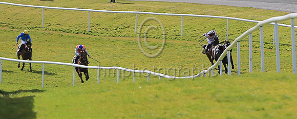 01st Poormans Hill and J W Kennedy ( 5 , orange ) Trainer - G Elliott , Owner - Vincent Caldwell  Mrs Kathleen Caldwell