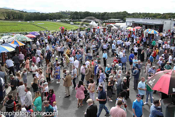 A large crown at The Family Fun Raceday at Downpatrick Race Course on Wednesday 13th July 2022.