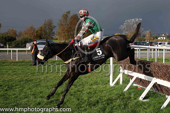 03rd Round Tower and D Meyler ( 5 , light green, dark blue diagonal stripes ) Trainer - K Thornton , Owner - James Francis Brennan