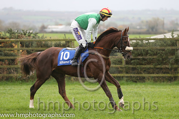 16 Taken Twice and B T O'Connell - PU - 16th (10 ,emerald green, white disc ) Trainer - M J McDonagh