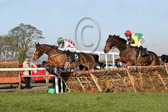 Selection Box - Winner , Jockey - E J O'Connell & Referent 11th , Jockey - A E Lynch- FT8E6865-e