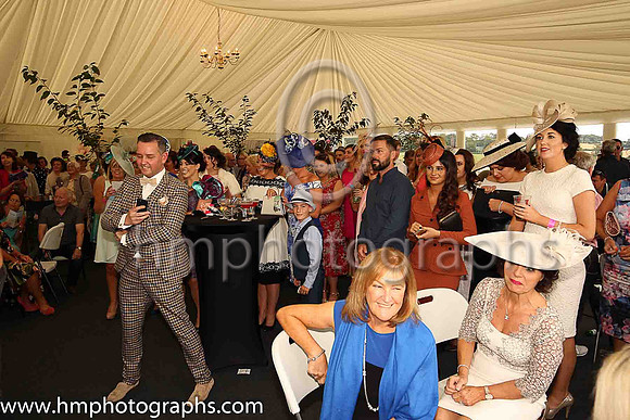 Judges and some of the finalists in the Downpatrick Raceourse Ladies Day Most Appropriately Dressed Lady, Best Dressed Gentleman and Winner Alright Hair Competitions