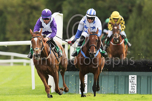 01st Tranquil Magic and J J Slevin ( 4 , white, blue stars ) Trainer - C Bowe , Owner - J J Devaney