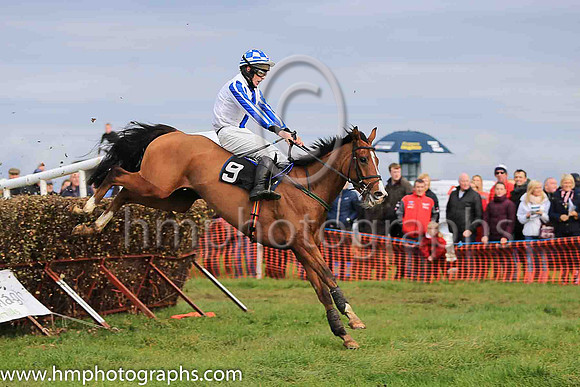 02nd MR CLARKSON and B G Crawford ( 9 , WHITE,royal blue panel; white  royal blue striped sleeves; white  royal blue check cap ) Trainer: S.R.B. Crawford,, Owner : R T J Wilson