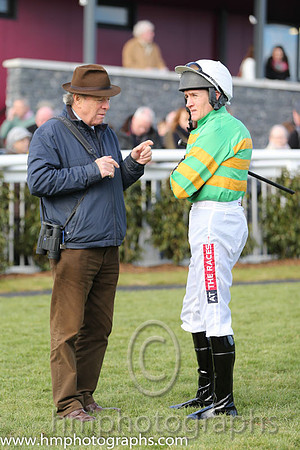Race 3 1st - Jumptoconclusions (IRE) (5 ) Jockey: B J Geraghty - Trainer: E J O'Grady - green and orange hoops