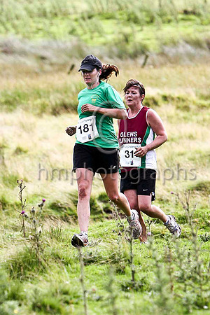 Tara Hegdahl , 223rd , 47th woman in 1.03.41 & Janine Swail , 216th, 41st woman in 1.02.45 - Glens Runners - FT8E3671-e