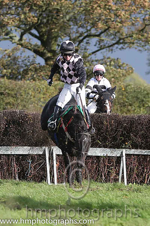 10 Mr Bolt and N McParlan - PU - 10th (12 ,black and pink diamonds ) Trainer - Sean McParlan
