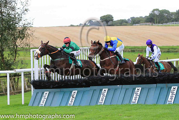 01st Double Take and C M Collins ( 4 , emerald green, black diamond ) Trainer - Philip O?Connor , Owner - Philip O?Connor