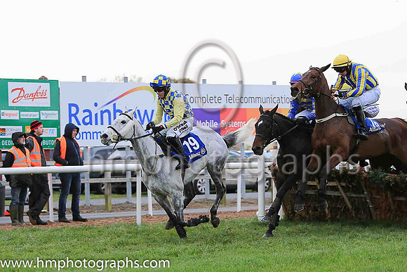 PU Nevada Rose and M A Enright ( 19 , blue, yellow check ) Trainer - H Smyth , Owner - H Smyth