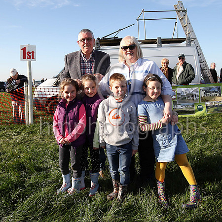 John heggarty and Jennifer O'HKane of sponsors Royal Court Hotel and neices and nephew, alexandra, Francesta, Noah and Sophie
