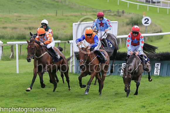 01st Diamondinthemud (5 , light blue, red star ) Jockey: Conor Orr , Trainer: Nigel Thomas Slevin