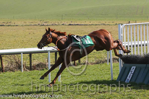 10th U - Mystic Princess (11)  M P Butler < Trainer : M M McNiff  green and white hoops