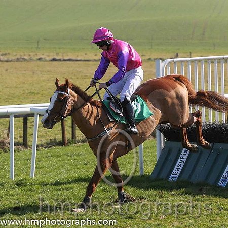 06th - Cabra Cruizor (09)  M J Bolger < Trainer : W G Rankin  pink, purple sleeves