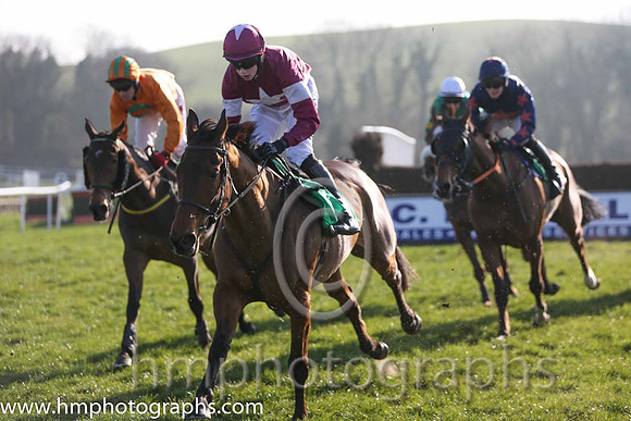 09th PU - Allied Victory (04)  B J Cooper  Trainer : M F Morris  maroon, white star