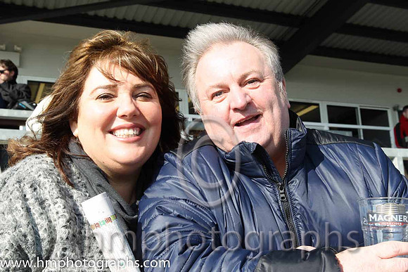 Spectators at Toals Bookmakers Ulster Grand National Day at Downpatrick