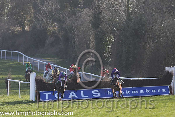 05th - Halls Bridge (04)  S G McDermott  Trainer : S K Ryder  purple, green cross  02nd - Ardmillan (01)  A J Fox (7)  Trainer : S R B Crawford  purple, red star
