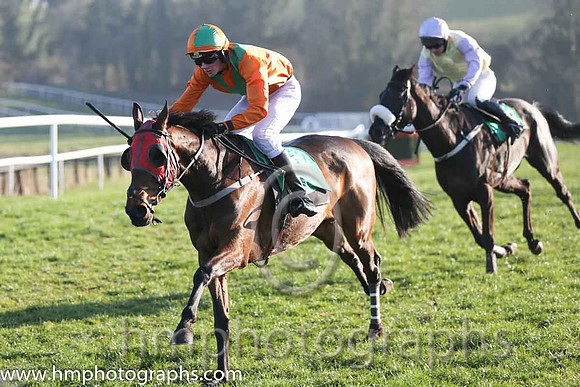 03rd - Illusion Of Time (03)  Mr R Kavanagh (7)  Trainer : R K Watson  orange, green chevron