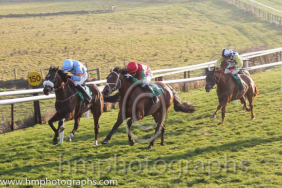 03rd - Ballybryan (01)  Mr D G Lavery (5)  Trainer : J A Nash  light blue and orange hoop  01st - Celldomfed (02)  Mr F Maguire (7)  Trainer : A Maguire  red, green spot