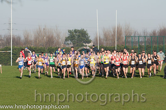 The Start of the 2007 Northern Ireland Men's Cross Country Championship at University of Ulster , Coleraine