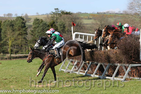 03rd - The Sophster (8)  Derek O'Connor - Trainer: Ben Arthey - green, red diamond