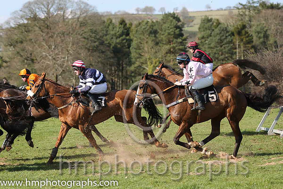 04th - St Maxime (7)  B Browne - Trainer: Gavin Cromwell - blue,  white hoops  05th - Miss Speedy (5)  R Deegan - Trainer: Aidan Fitzgerald - pink, black stars
