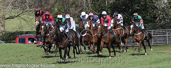 03rd - The Sophster (8)  Derek O'Connor - Trainer: Ben Arthey - green, red diamond