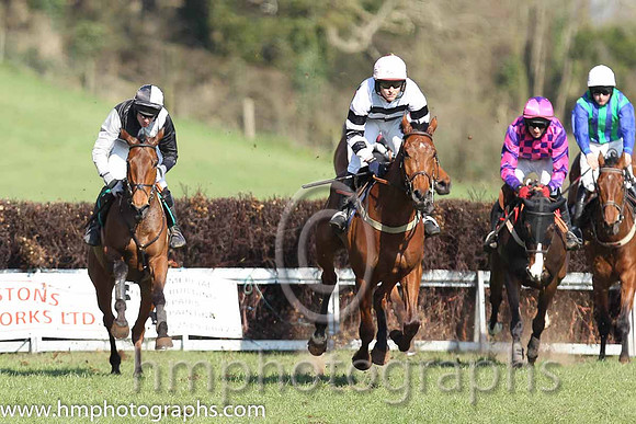 05th F - Ballyoptic (1)  Derek O'Connor - Trainer: I R Ferguson - black  white qrtd  01st - Gonal (7)  N Gault - Trainer: John Bryson - black  white hoops  02nd - Canadian Steel (5)  D G Lavery - Trai