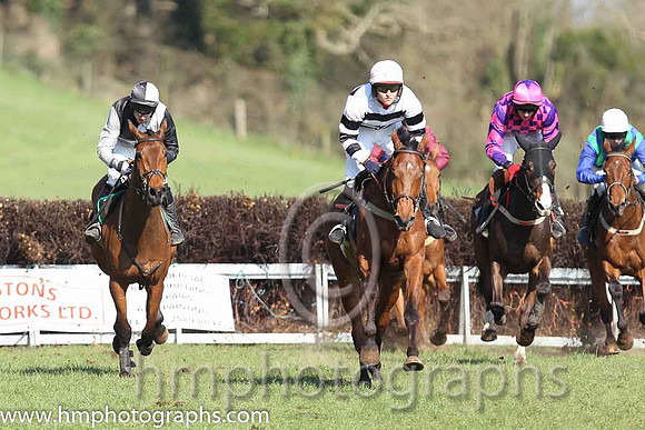 05th F - Ballyoptic (1)  Derek O'Connor - Trainer: I R Ferguson - black  white qrtd  01st - Gonal (7)  N Gault - Trainer: John Bryson - black  white hoops  02nd - Canadian Steel (5)  D G Lavery - Trai