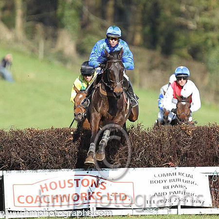 08th PU - Cabra Boy (4)  A H Wells - Trainer: Alan A H wells - blue, green stars