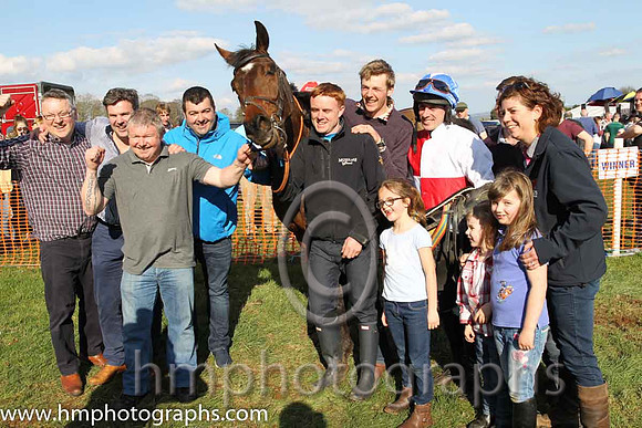01st - Mighty Leader (13)  B O'Neill - Trainer: Graham Mckeever - red  white qtrd > owners: Ballynure Old Boys Racing Syndicate