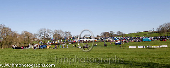 Large crowds at the new course at Broughshane, near Ballymena at the Mid-Antrim Hunt Point to Point