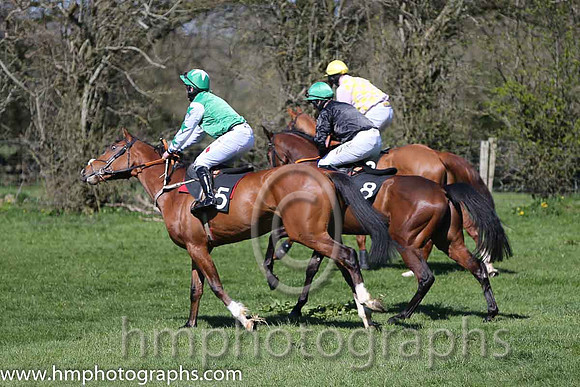 03rd Fionn Mac Cul ( 5 )  R James - Trainer : Michael Goff - Green  04th Chef D'Oeuvre ( 8 )  B O'Neill - Trainer : Colin Bowe - black, green cap