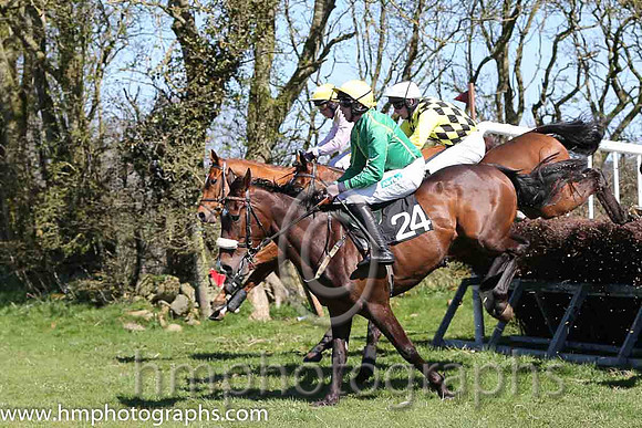 09th Playingwithnumbers ( 24 )  S Clements - Trainer : J P Brennan - green, yellow cap