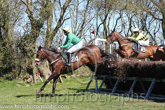 09th Playingwithnumbers ( 24 )  S Clements - Trainer : J P Brennan - green, yellow cap