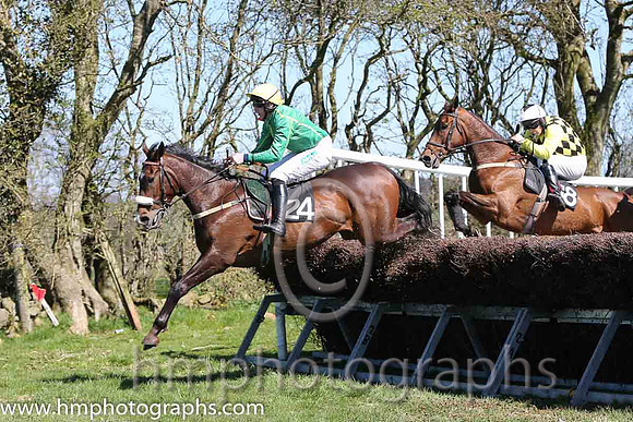 09th Playingwithnumbers ( 24 )  S Clements - Trainer : J P Brennan - green, yellow cap