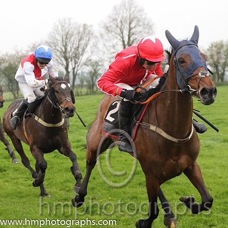 01st Oneforthenure ( 13 ) and N McParlan - Trainer : Graham McKeever - red and white qtrd and 02nd Bombay Bella ( 2 ) and J J Codd - Trainer : Paul Martin Pierce - red, white seams