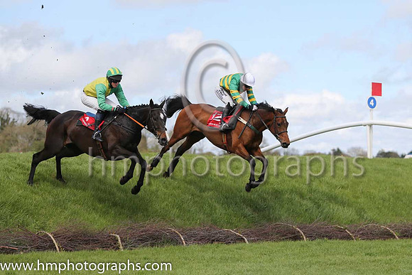 08th Elembridge King ( 2 , yellow, green hlvd ) and M.J. Scallan (7) - Trainer : Michael John Murphy - Owner : S. Connick  01st Wish Ye Didnt ( 12 , orange and green hoops ) and N. Carberry - Trainer