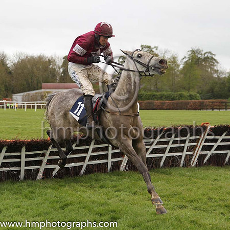 01st Petite Parisienne (FR) ( 11 , maroon, white star ) and B.J. Cooper - Trainer : W.P. Mullins - Owner : Gigginstown House Stud